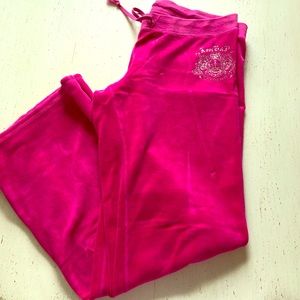 Juicy Couture Velour Track Pants